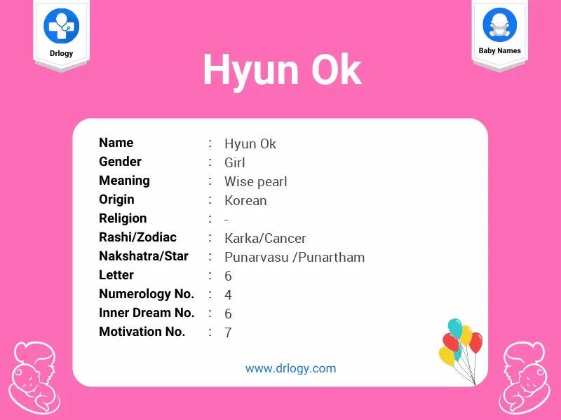 Hyun Ok Name Meaning